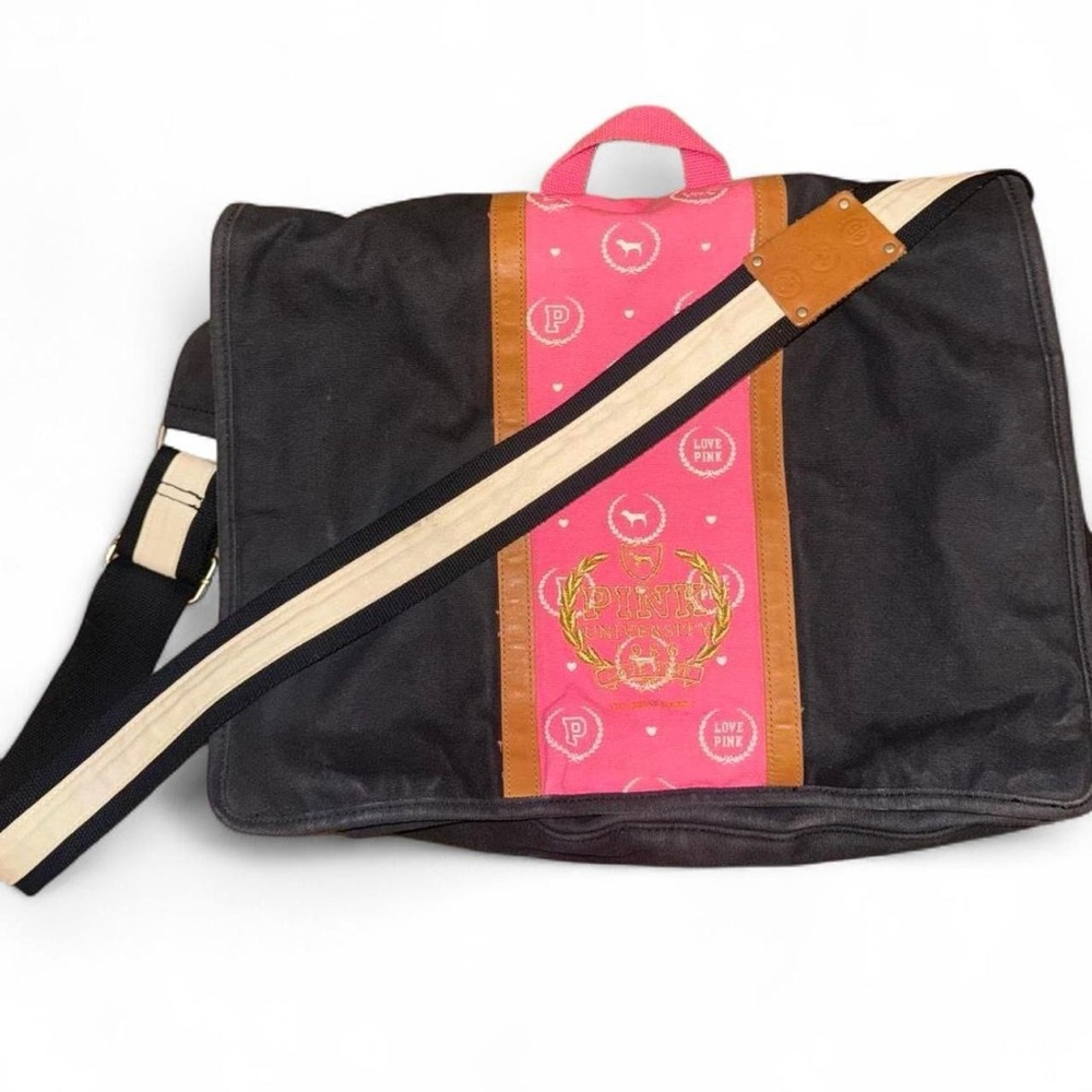 Early 2000s Victoria’s Secret PINK University Computer Crossbody Bag 🩷